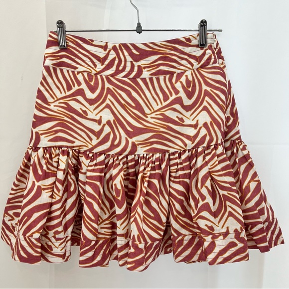 KARINA GRIMALDI Luli linen SKIRT - Picture 3 of 7